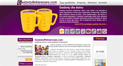 Desktop Screenshot of gadzetyreklamowe.com